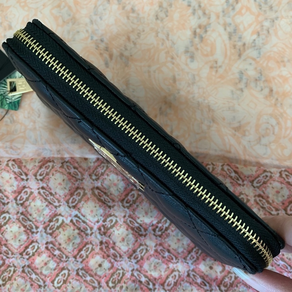 *NWT* Badgley Mischka Diamond Quilting Long Wallet - Picture 3 of 6